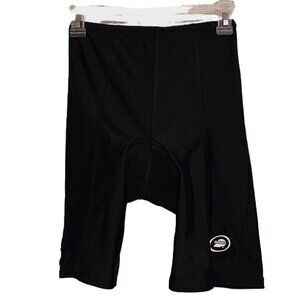 PERFORMANCE Padded Cycling Bike Shorts AS-NEW Women's L Grip Leg Band Black